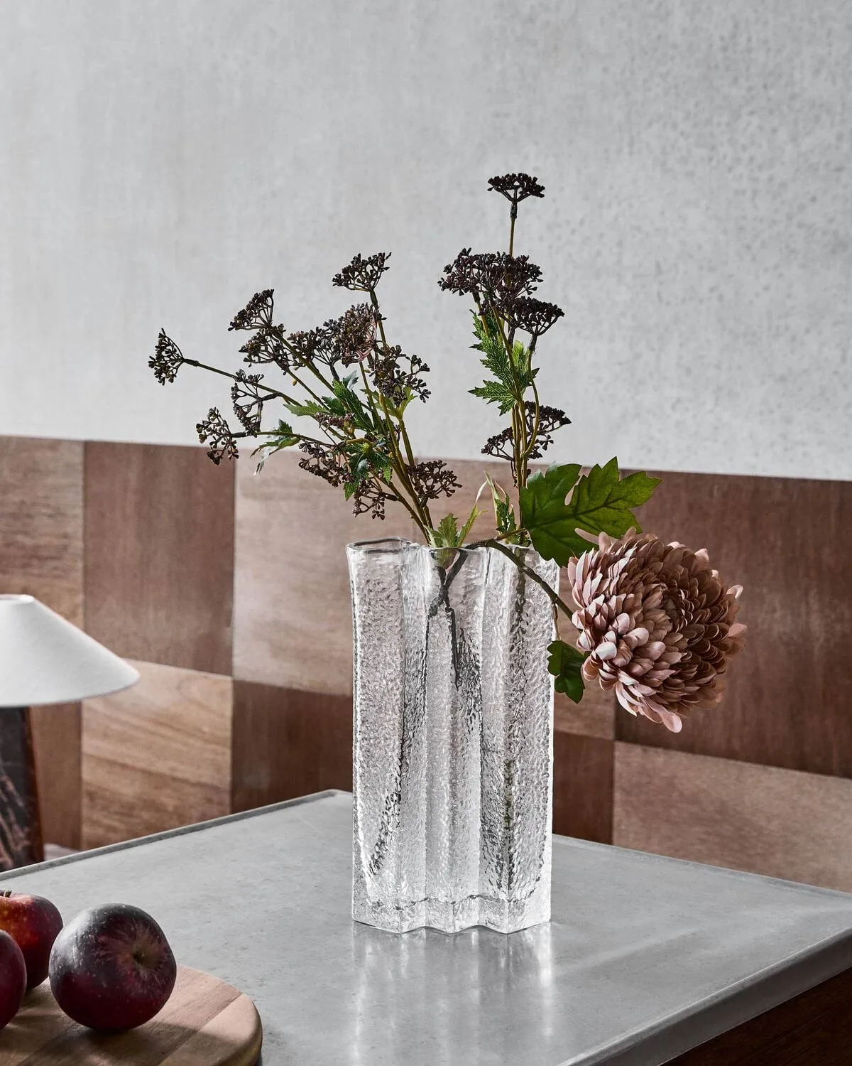 Zuri vaso, Transparente, 16x7,5x31 cm House Doctor
