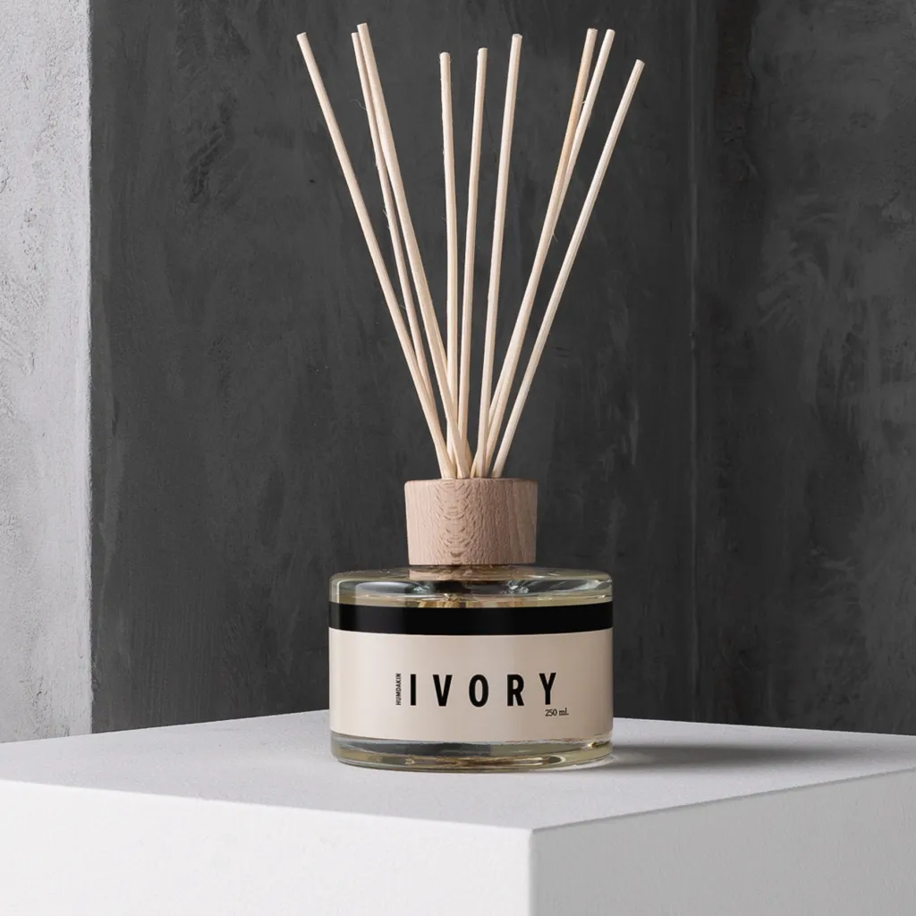 Ambientador em sticks Humdakin 250 ml, Ivory Humdakin