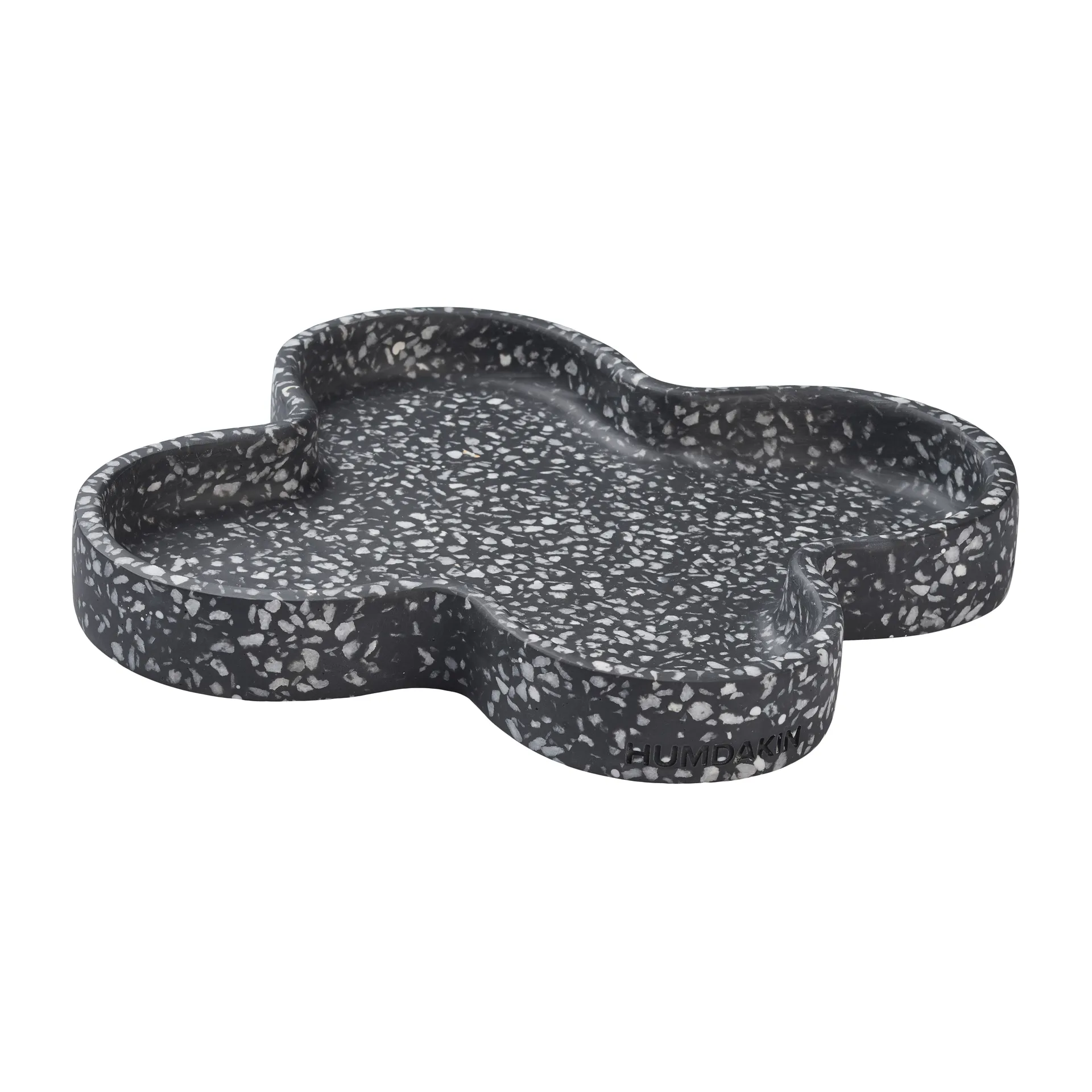Bandeja Humdakin Terrazzo 27 cm , Preto Humdakin