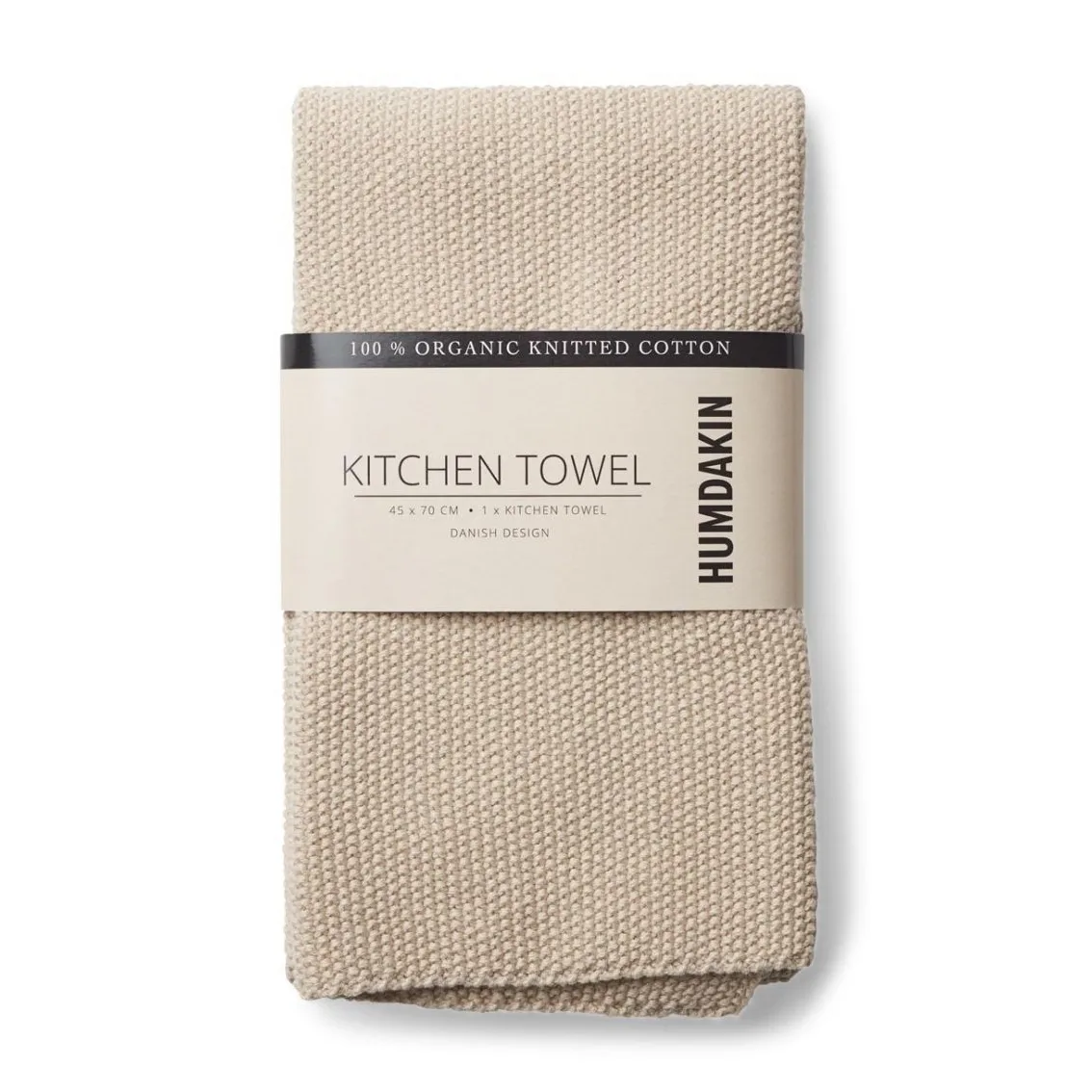 Pano de cozinha Humdakin Knitted 45x70 cm, Light stone Humdakin