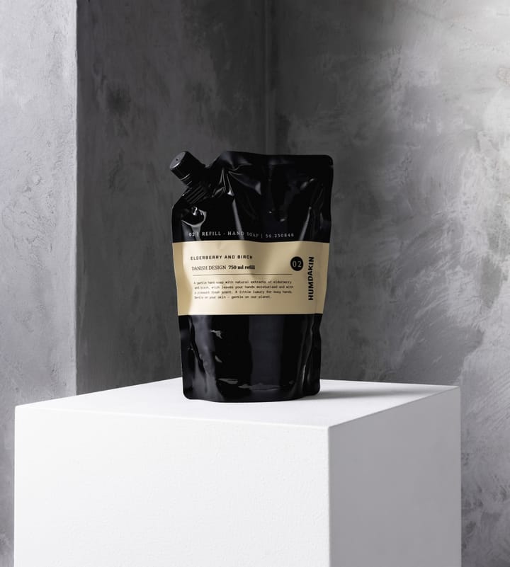 Recarga de sabão de mãos Humdakin 750 ml, Elderberry & birch Humdakin