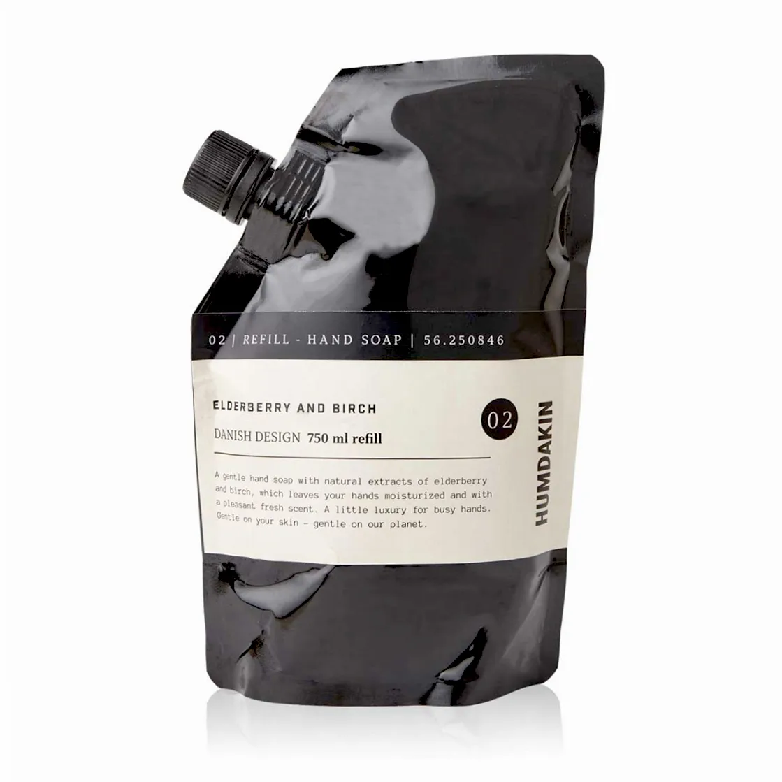Recarga de sabão de mãos Humdakin 750 ml, Elderberry & birch Humdakin