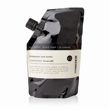 Recarga de sabão de mãos Humdakin 750 ml - Elderberry & birch - Humdakin