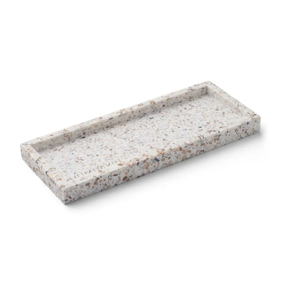 Tabuleiro Humdakin Terrazzo 10x25 cm, White-brown Humdakin