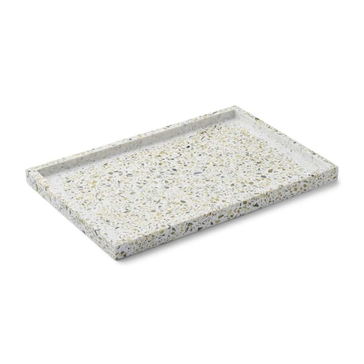 Tabuleiro Humdakin Terrazzo 30x20 cm - Verde-branco - Humdakin