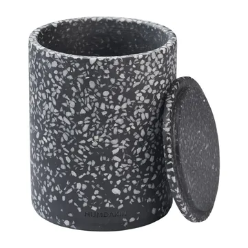 Vaso com tampa Humdakin Terrazzo Ø10 cm - Preto - Humdakin