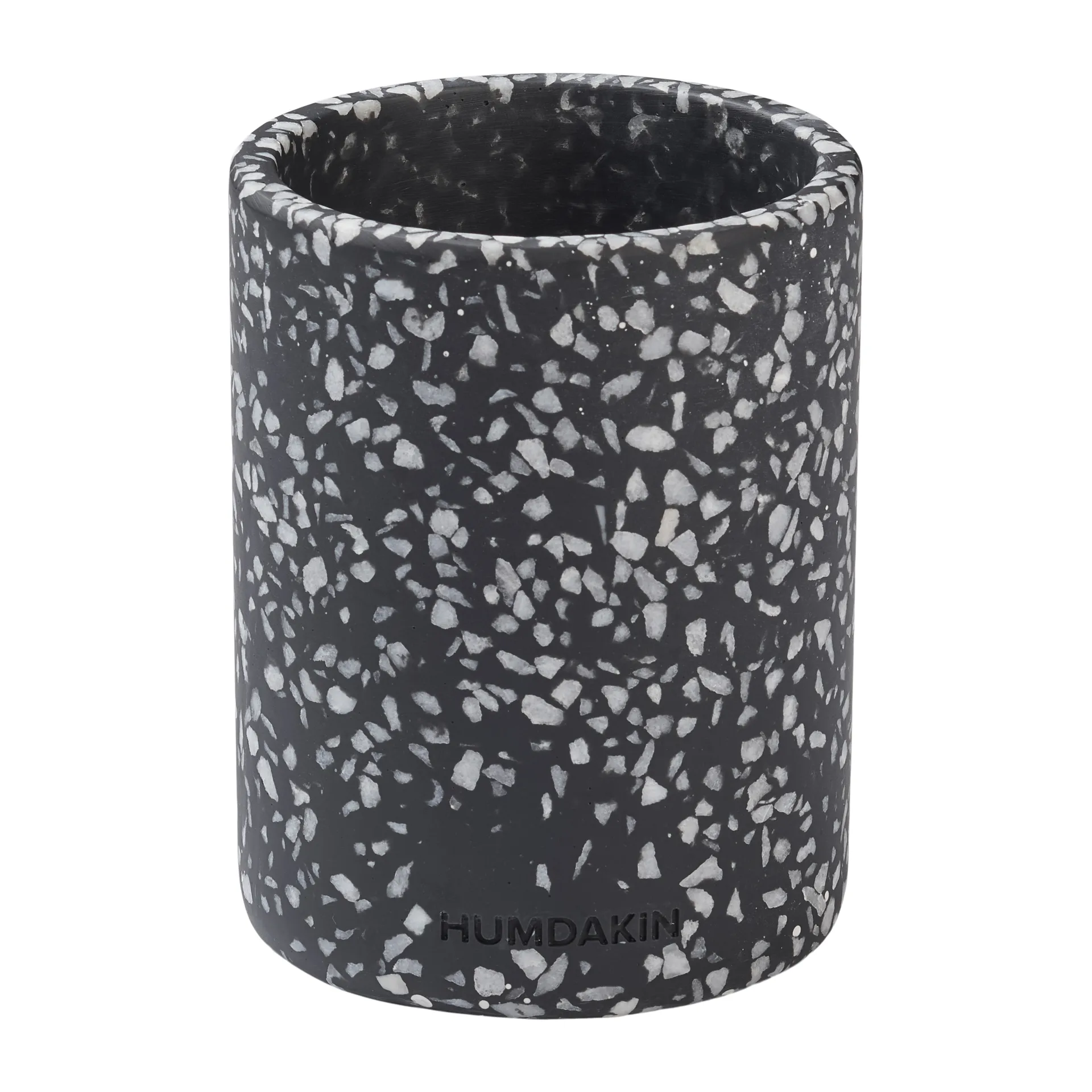 Vaso com tampa Humdakin Terrazzo Ø10 cm, Preto Humdakin