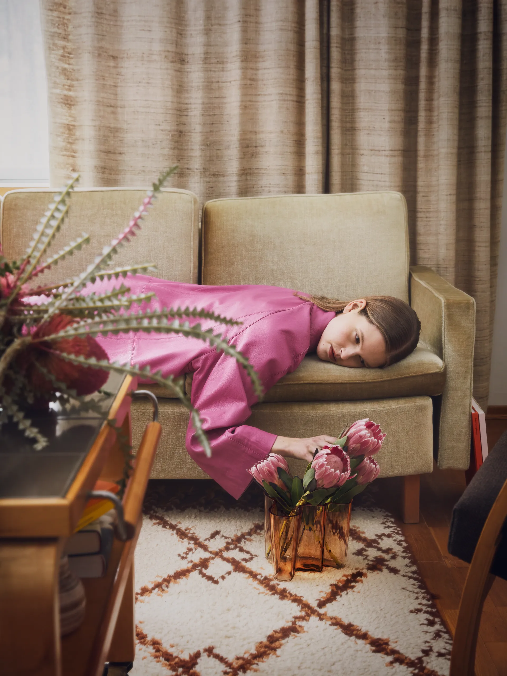 Alvar Aalto vaso Rio marrom, 160 mm Iittala