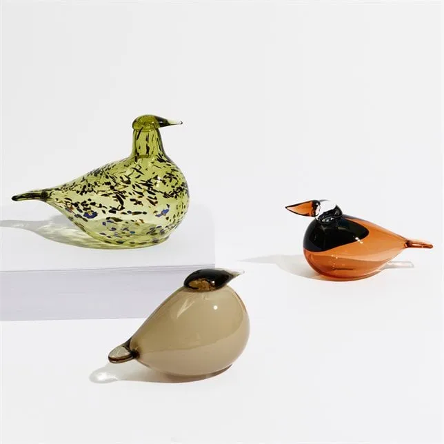Birds by Toikka Kuulas, Linho, 14x9 cm Iittala