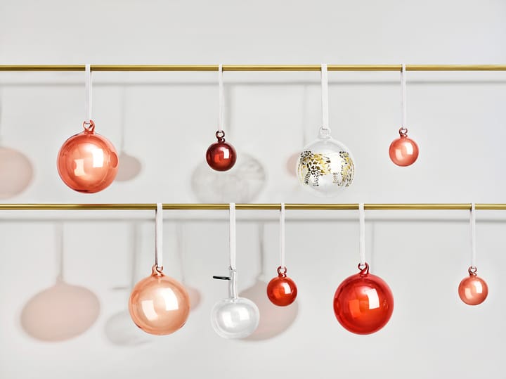 Bola de Natal Iittala vidro 40 mm 5 peças, Vermelho Iittala