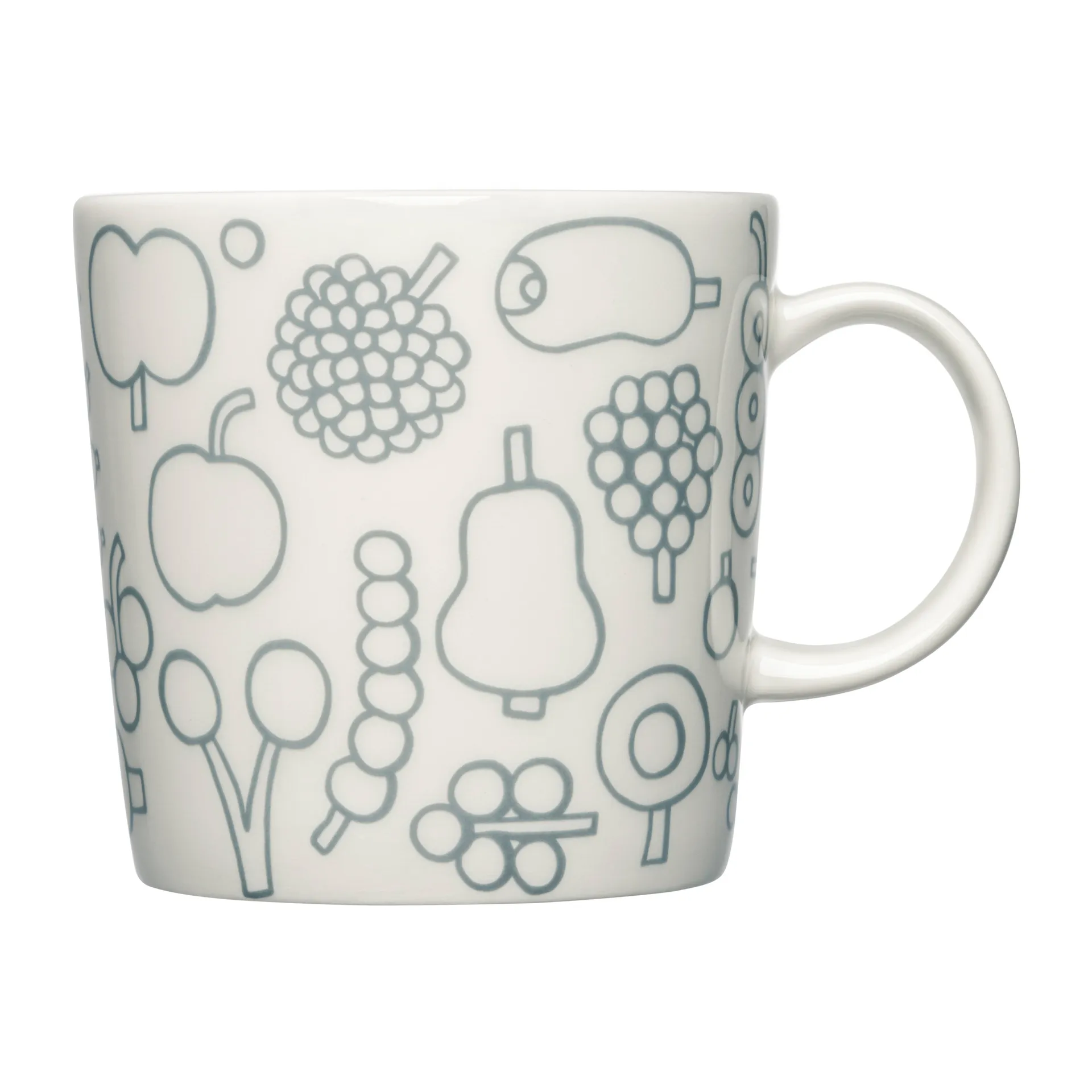Caneca Oiva Toikka Frutta 30 cl, Pearl grey Iittala