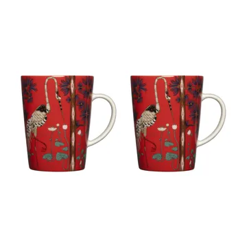 Caneca Taika 40 cl 15º Aniversário 2-unidades - Vermelho  - Iittala
