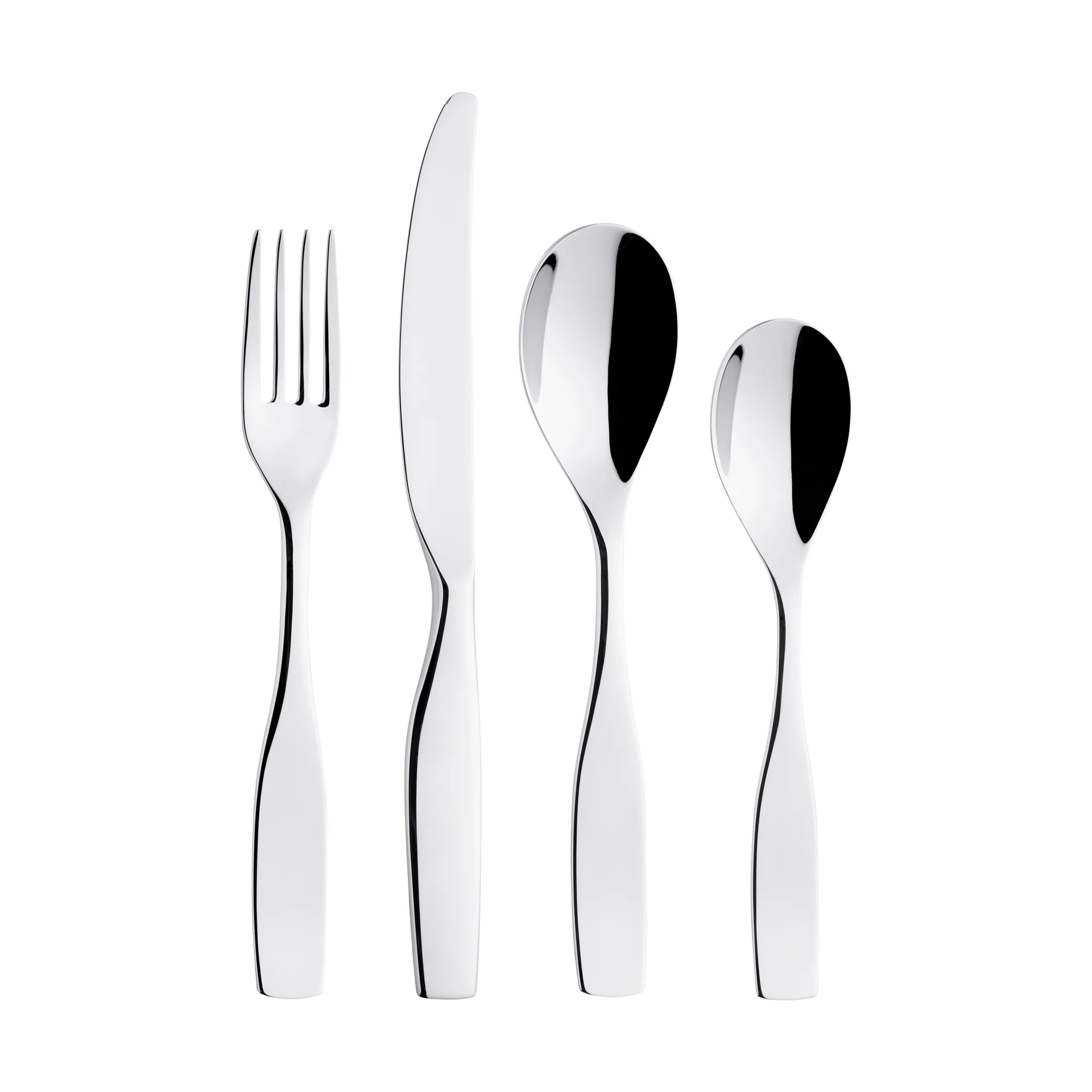 Citterio 98 conjunto de talheres 16 peças em embalagem de presente, Aço inoxidável polido Iittala