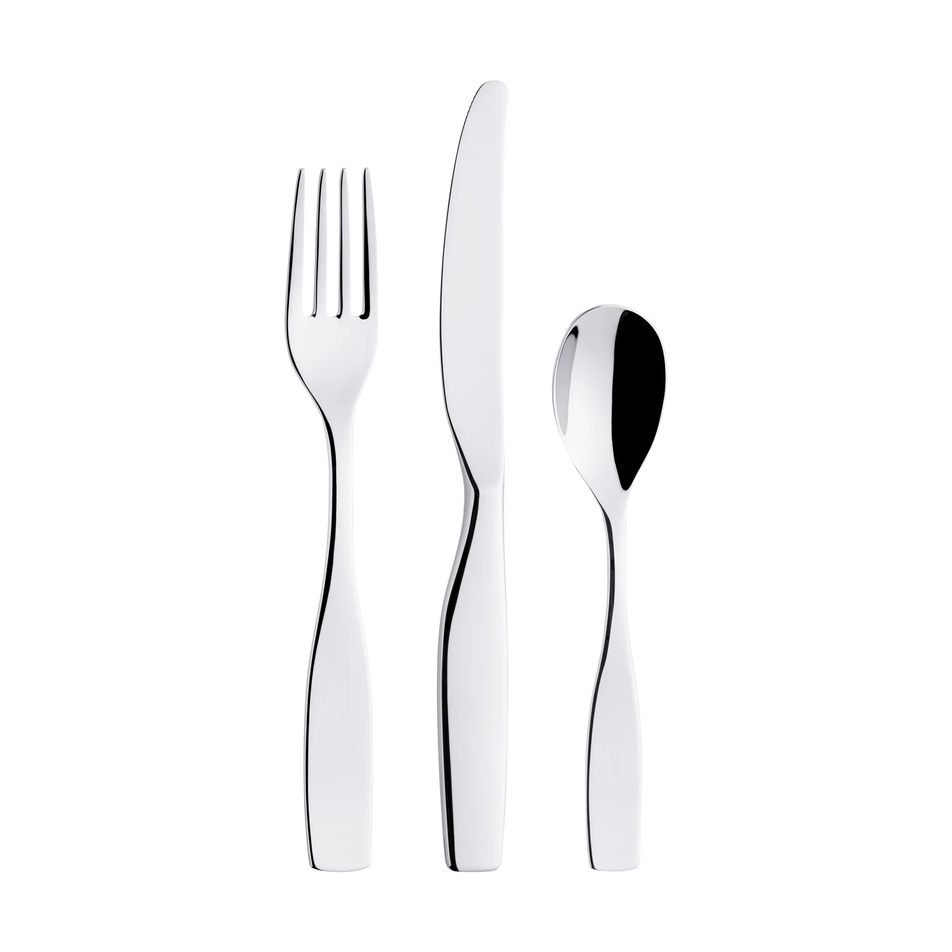 Citterio 98 conjunto de talheres de sobremesa 12 peças em embalagem de presente, Aço inoxidável polido Iittala
