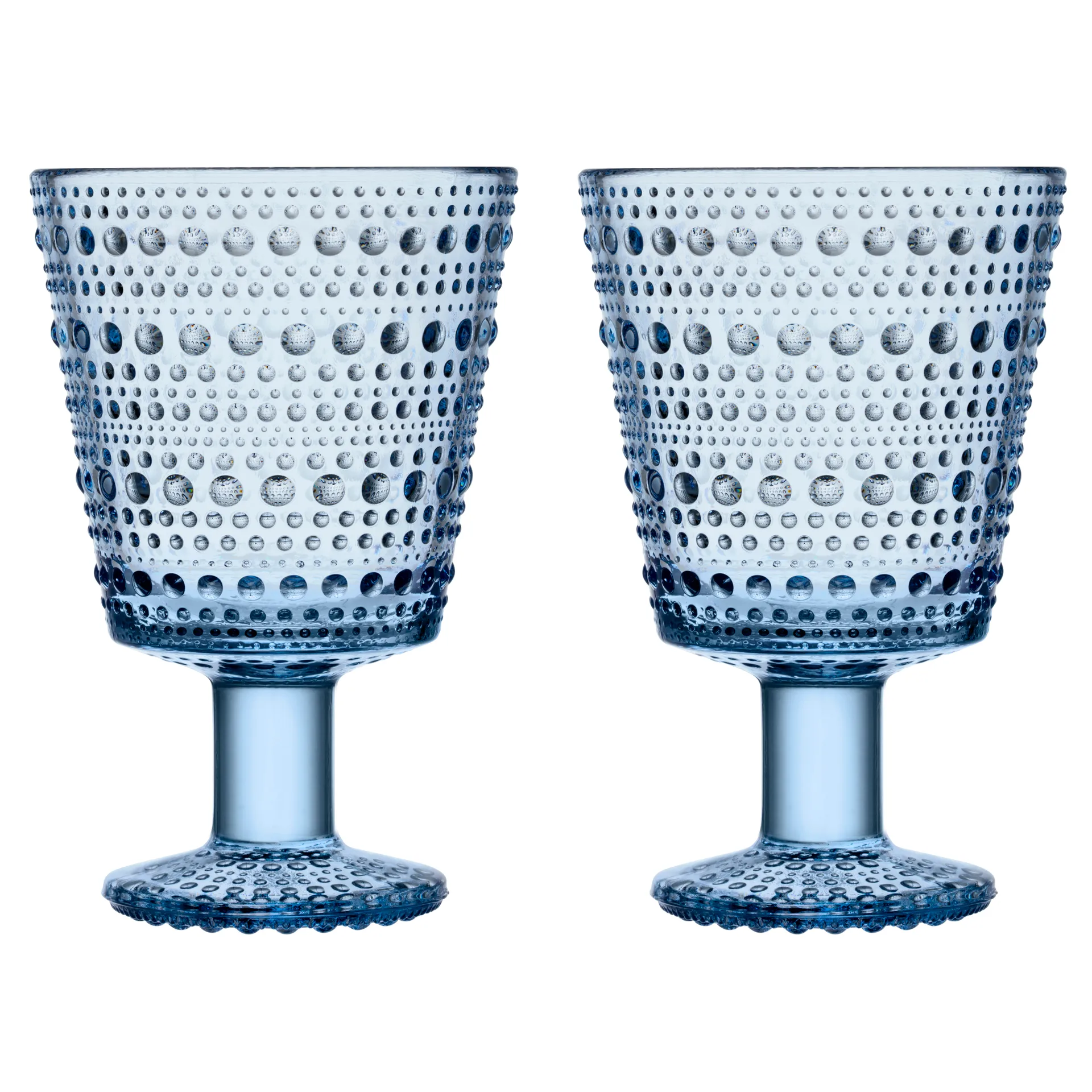 Copo com haste Kastehelmi 26 cl 2 un., Aqua Iittala