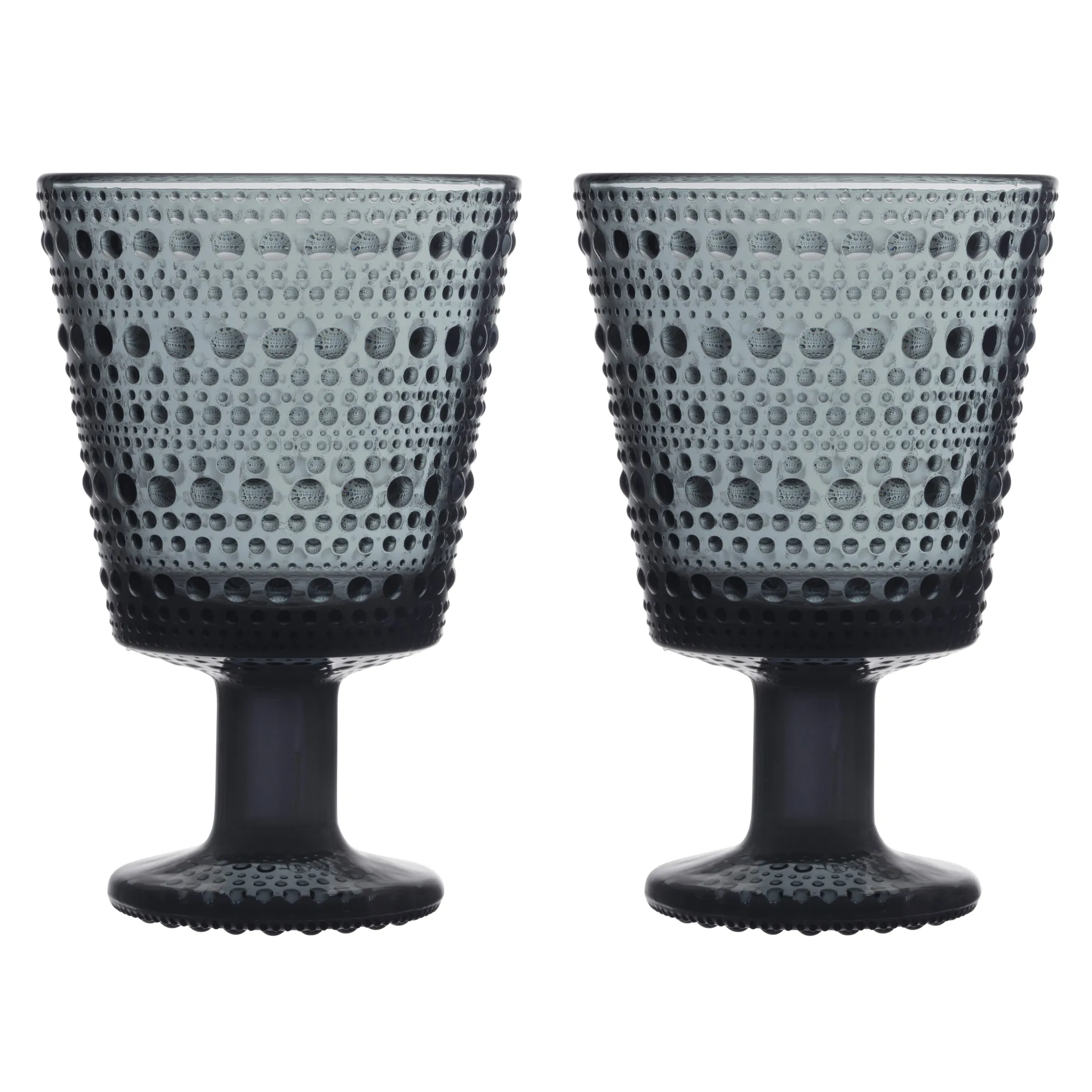 Copo com haste Kastehelmi 26 cl 2 un., dark grey Iittala