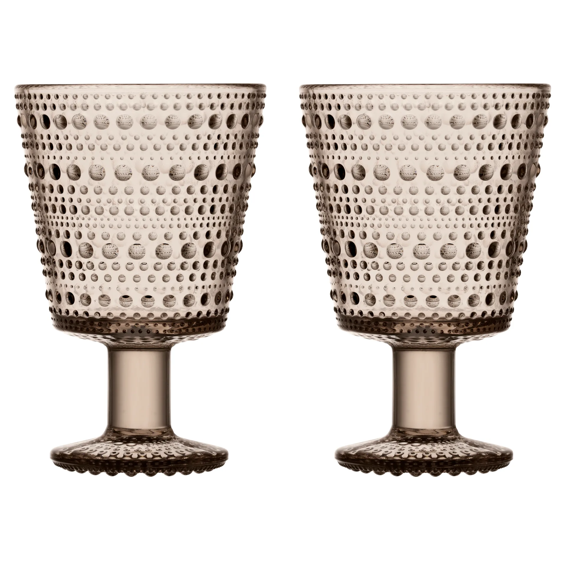 Copo com haste Kastehelmi 26 cl 2 un., Linho Iittala