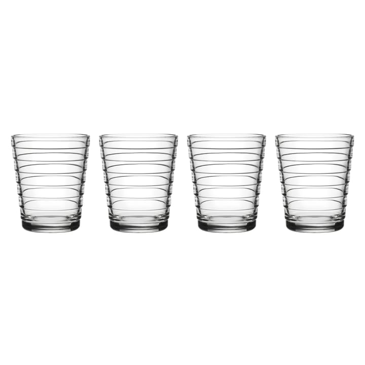 Copo de água Aino Aalto 4 un. 22 cl - transparente - Iittala