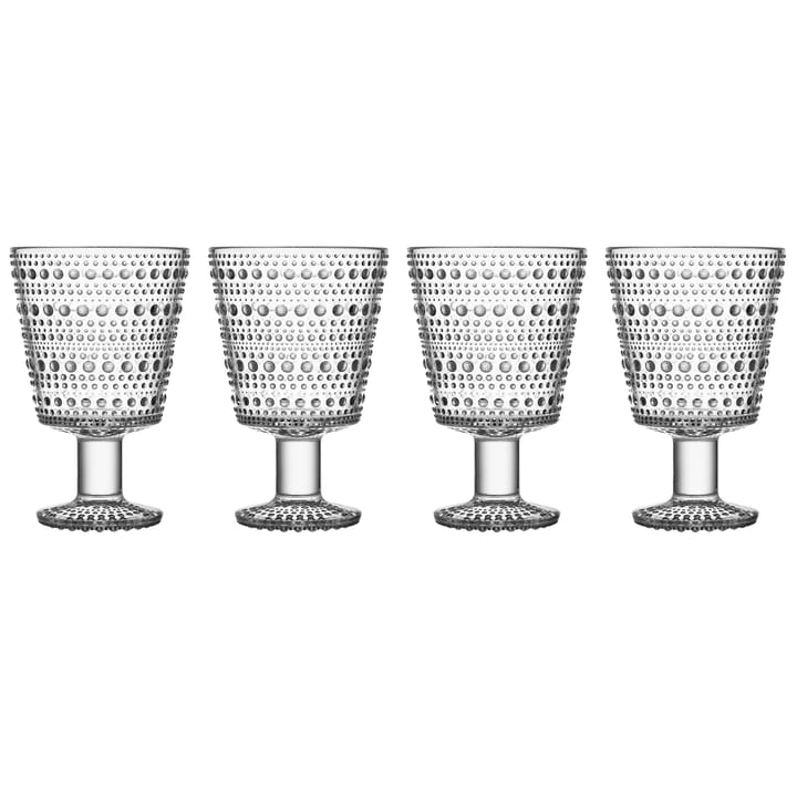 Copo de água com base Kastehelmi 26 cl 4 un. - transparente - Iittala