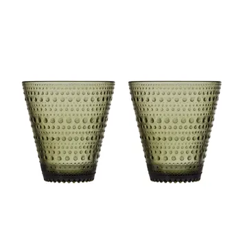 Copo Kastehelmi 30 cl 2 un. - verde musgo - Iittala