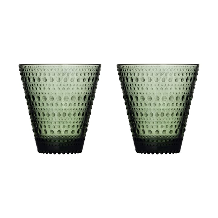 Copo Kastehelmi 30 cl 2 un. - Verde pinho - Iittala