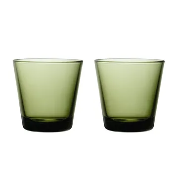 Copo tumbler Kartio 21 cl 2 un. - verde musgo - Iittala