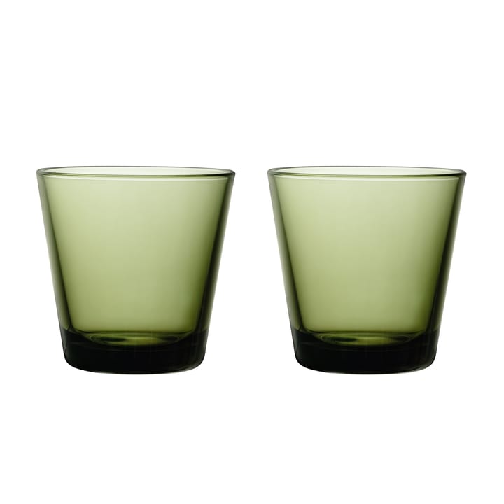 Copo tumbler Kartio 21 cl 2 un. - verde musgo - Iittala