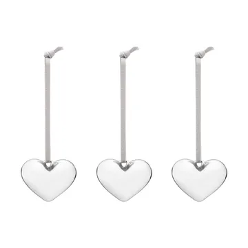 Coração em vidro Iittala - Espelho, 5 cm, pack de 3 - Iittala