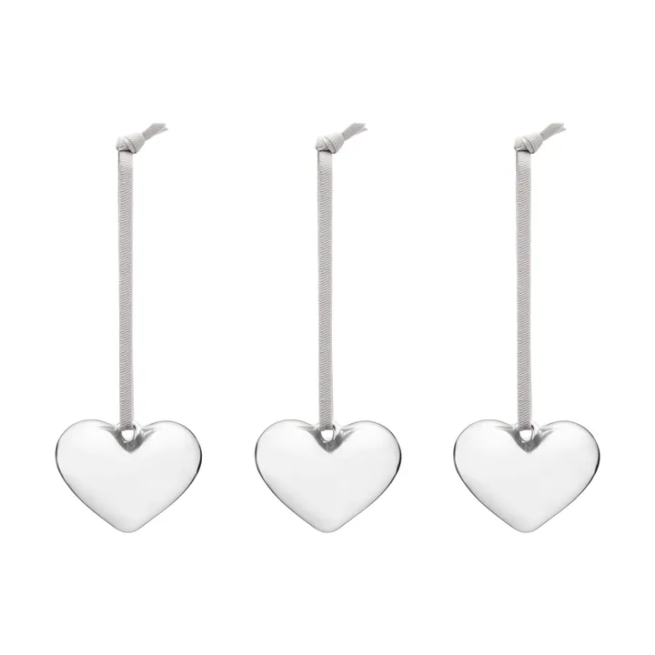 Coração em vidro Iittala - Espelho, 5 cm, pack de 3 - Iittala