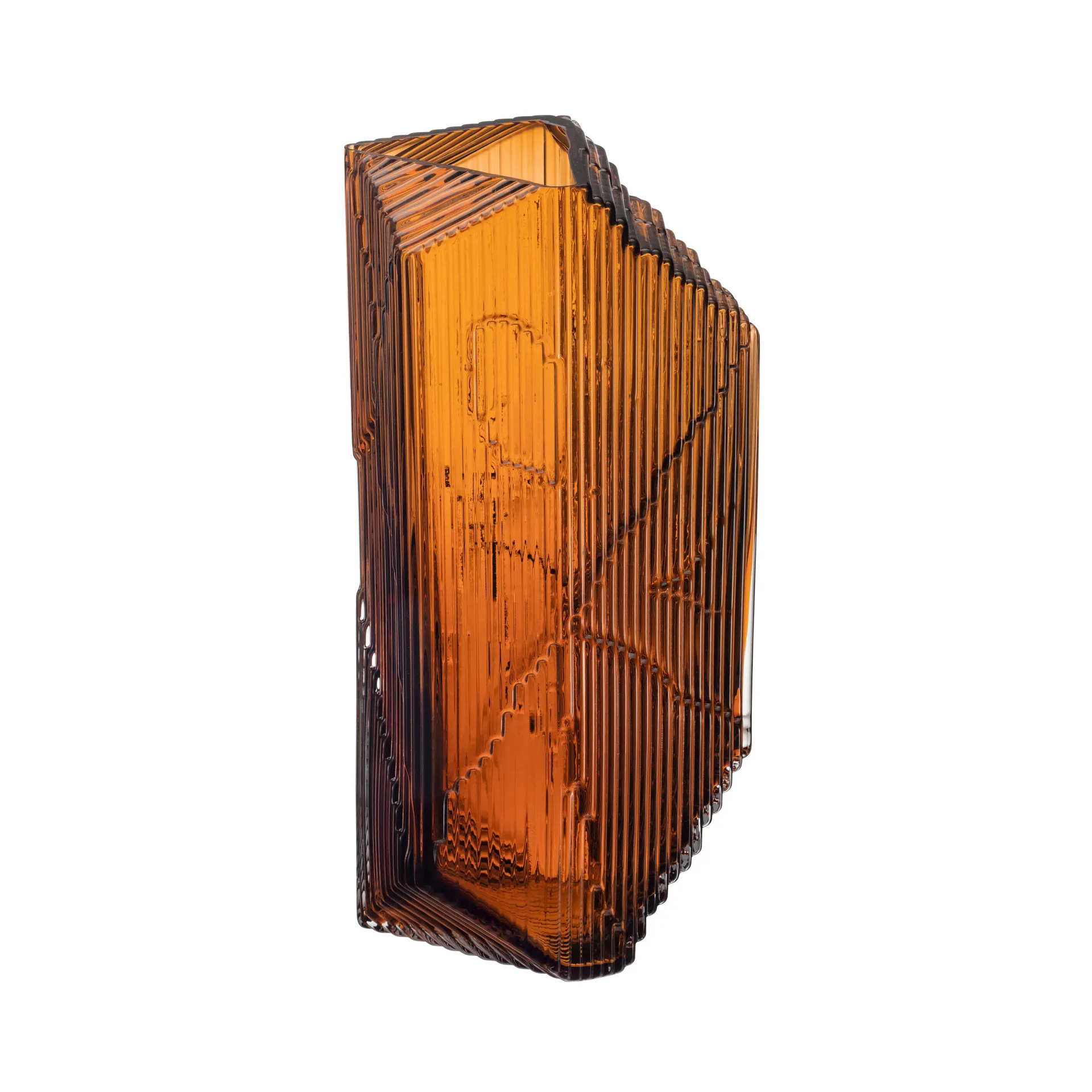 Escultura de vidro Kartta 33 cm, cobre Iittala