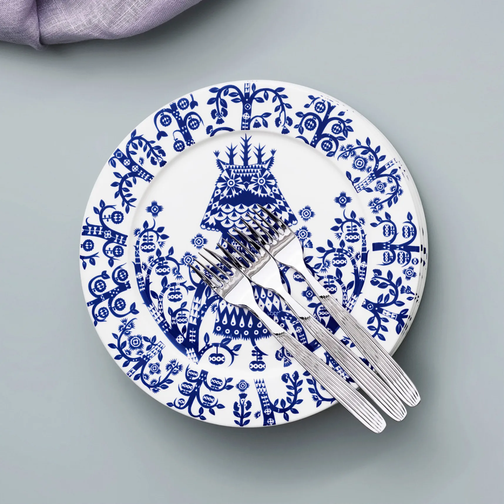 Garfo Scandia, aço inoxidável Iittala