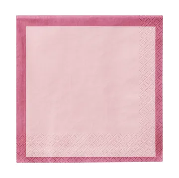 Guardanapo de papel Iittala - Rosa pink, 33 cm, 20 unidades - Iittala