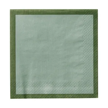 Guardanapo de papel Iittala - Verde floresta-menta, 33 cm, 20 unidades - Iittala