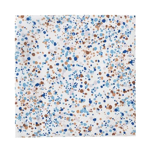 Guardanapo Oiva Toikka Helle 20 un., Marrom-azul Iittala