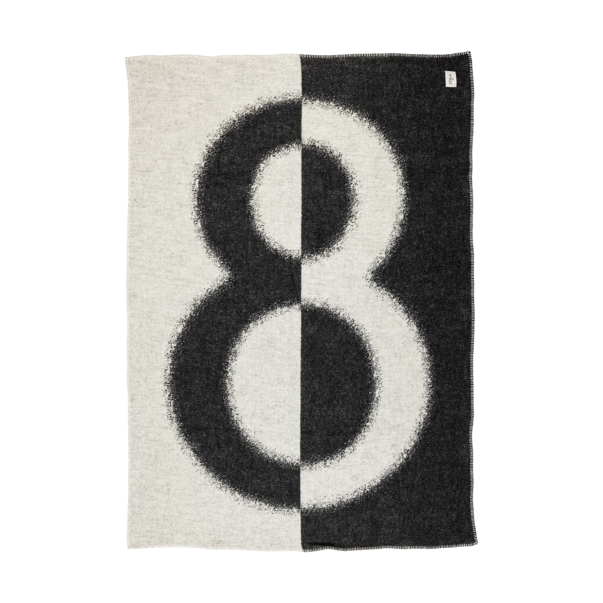 Iittala 8 manta 130x180 cm, Ecru-Preto Iittala
