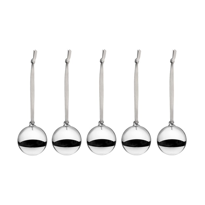 Iittala bola de vidro Ø4 cm 5 unidades - Prata - Iittala