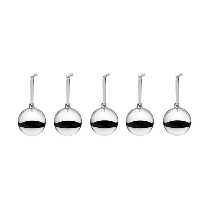 Iittala bola de vidro Ø8 cm 5 unidades - Prata - Iittala