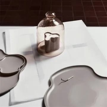 Iittala cúpula de vidro 160x220 mm - Areia, vidro bolha - Iittala