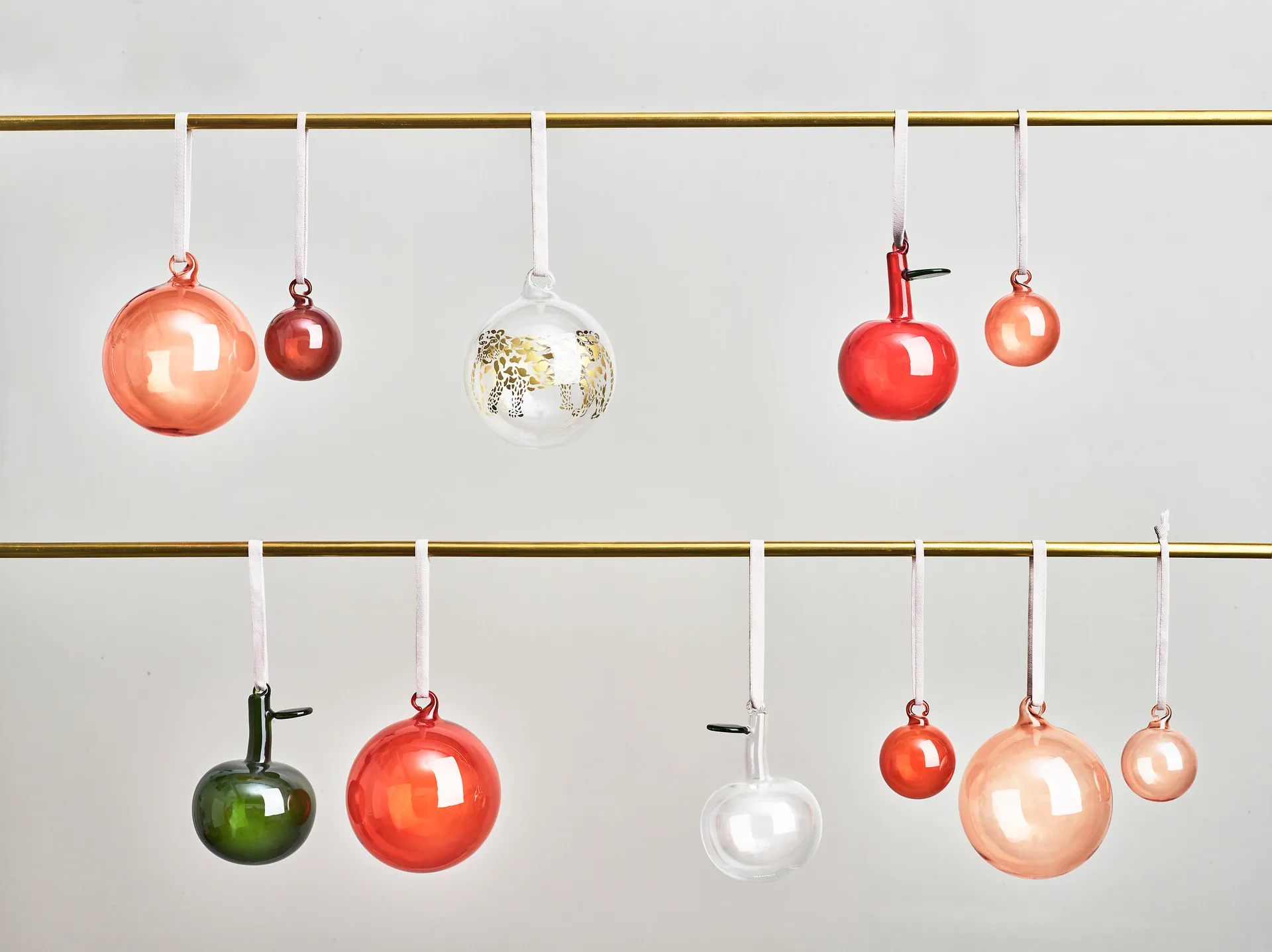 Iittala vidro maçã 3-unidades , Claro Iittala