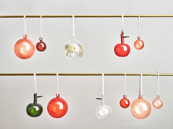 Iittala vidro maçã 3-unidades , Claro Iittala