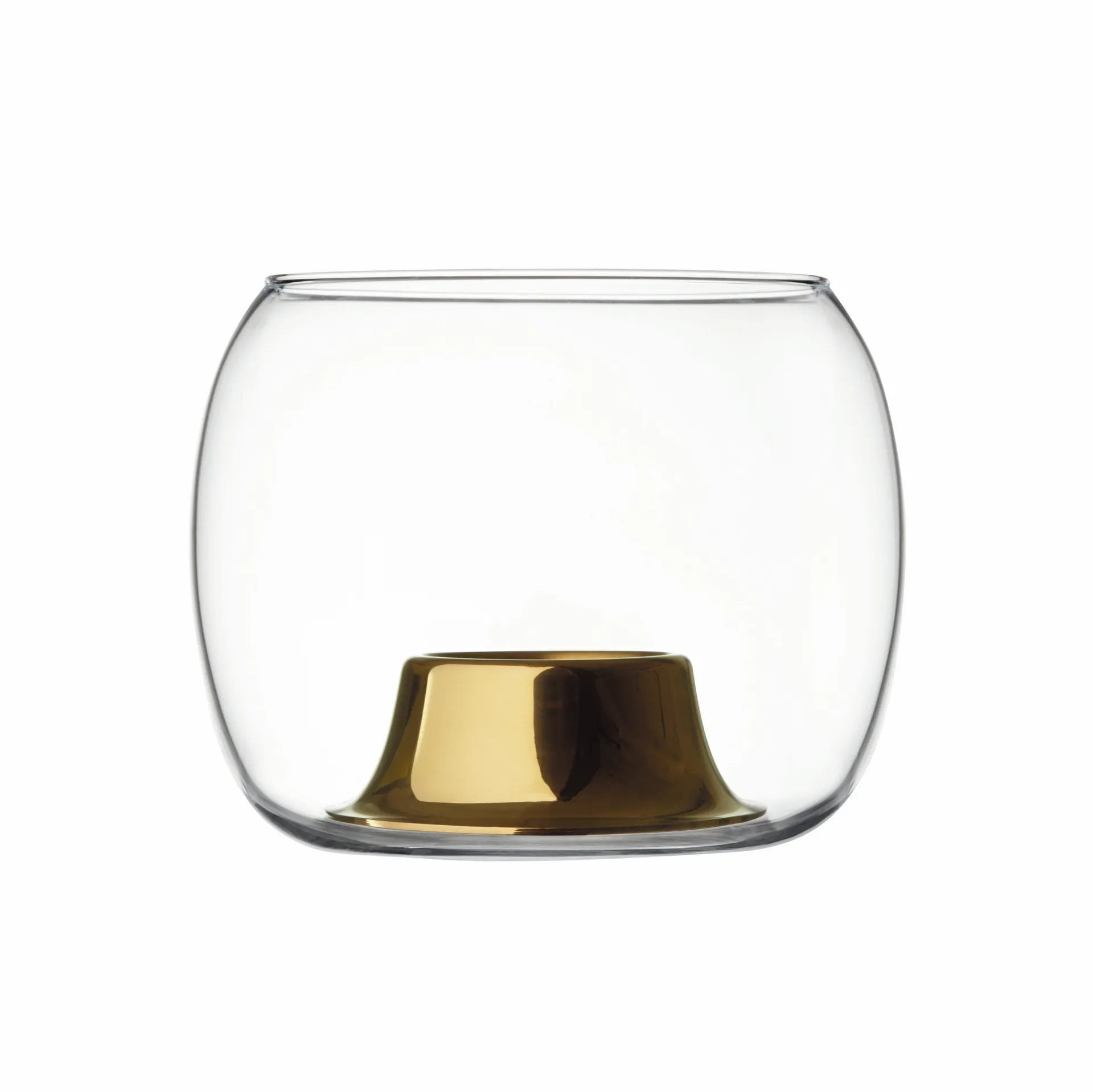 Lanterna Kaasa, transparente - rosa dourado Iittala