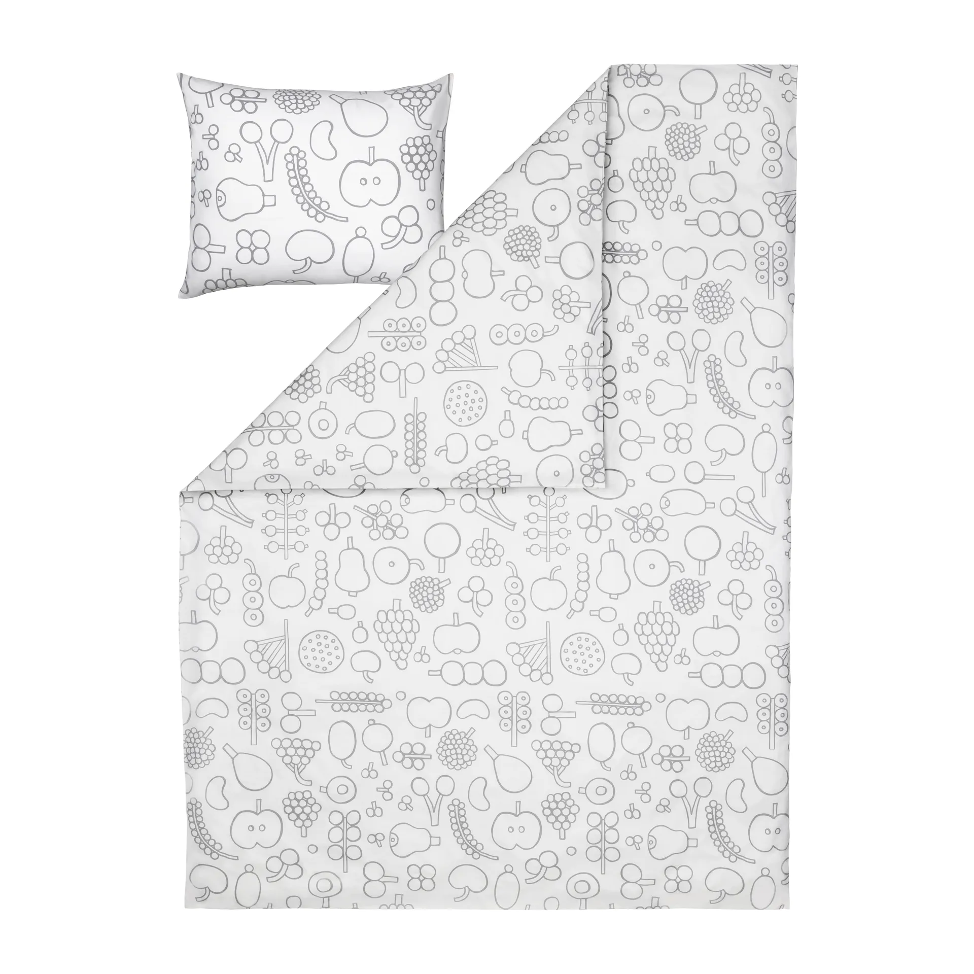 Lençóis de cama Oiva Toikka Helle 150x210 cm, Cinza Iittala