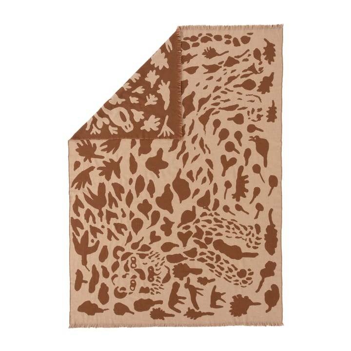 Manta de lã Oiva Toikka Cheetah 130x180 cm - Brown - Iittala