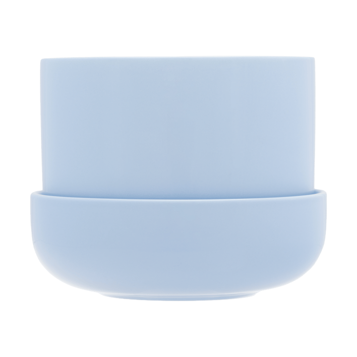 Nappula vaso com prato Ø17 cm h13 cm - Aqua - Iittala