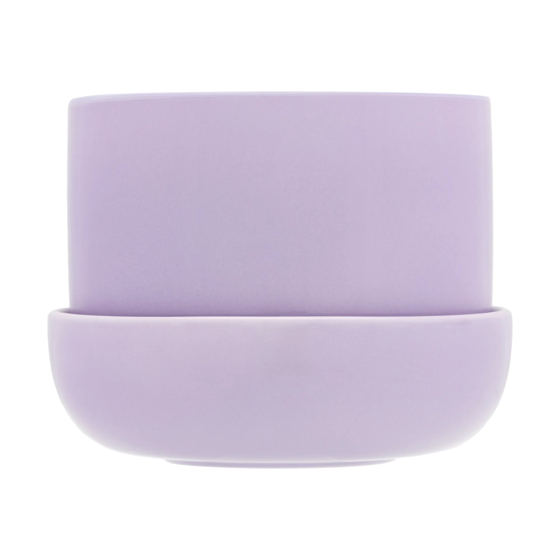 Nappula vaso com prato Ø17 cm h13 cm, Lilás claro. Iittala