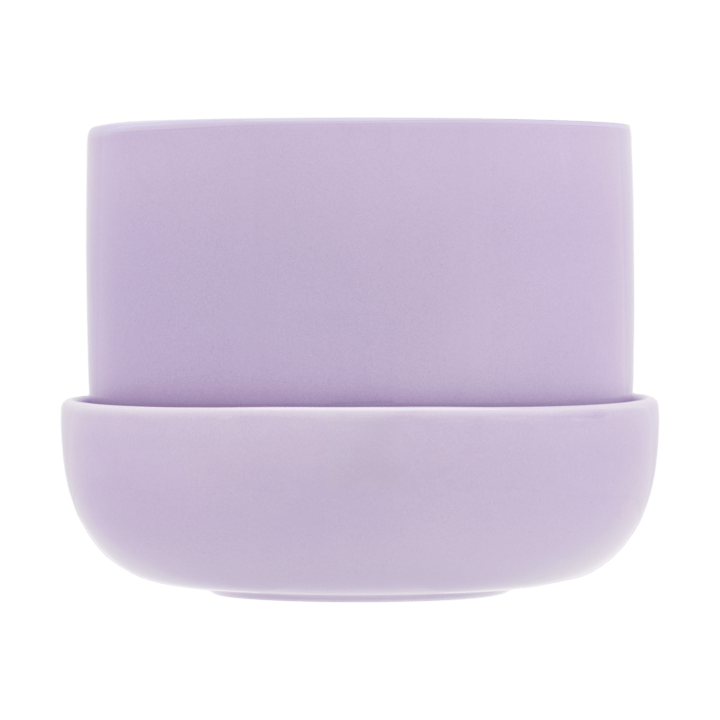 Nappula vaso com prato Ø17 cm h13 cm - Lilás claro. - Iittala