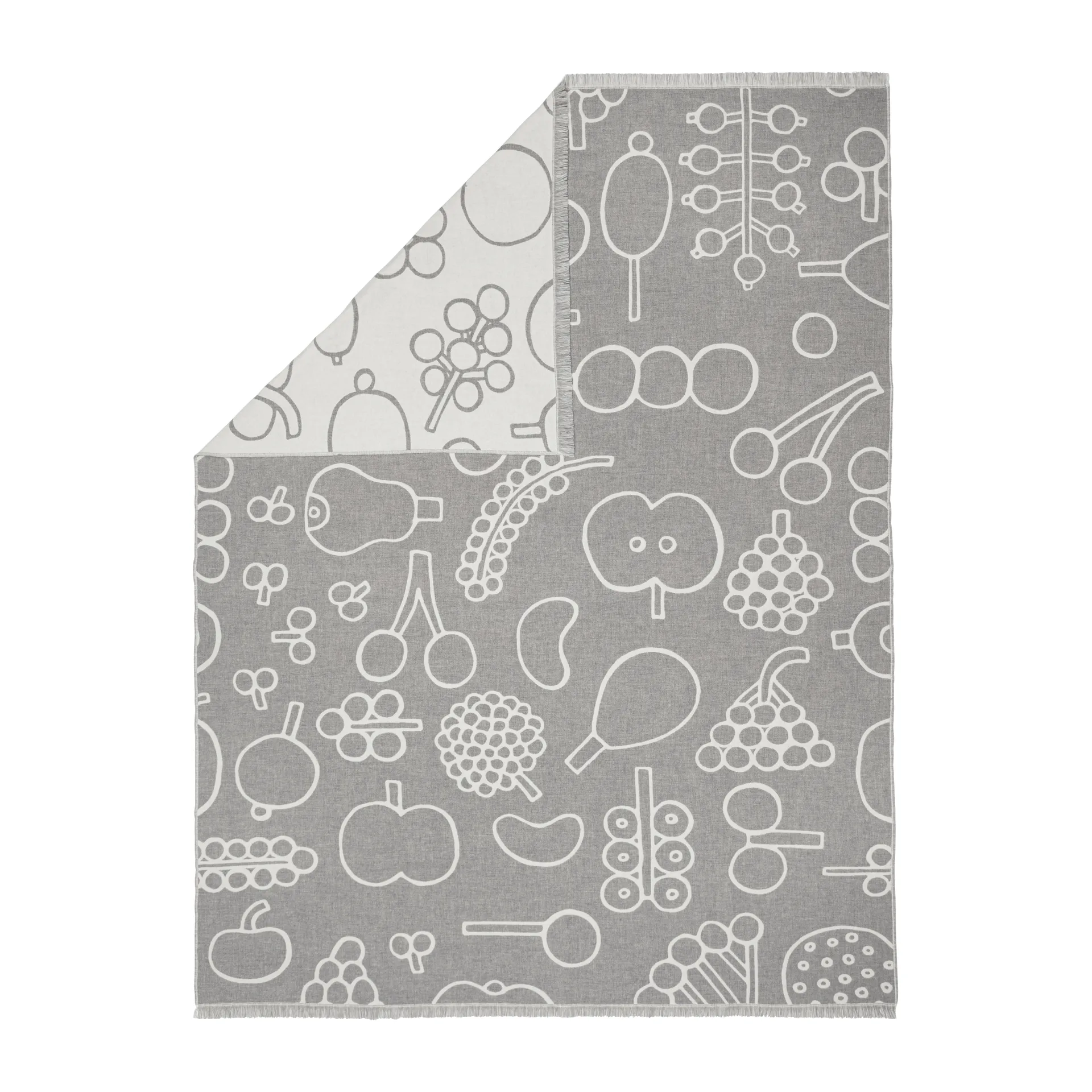 Oiva Toikka Frutta manta 130x180 cm, Cinza Iittala