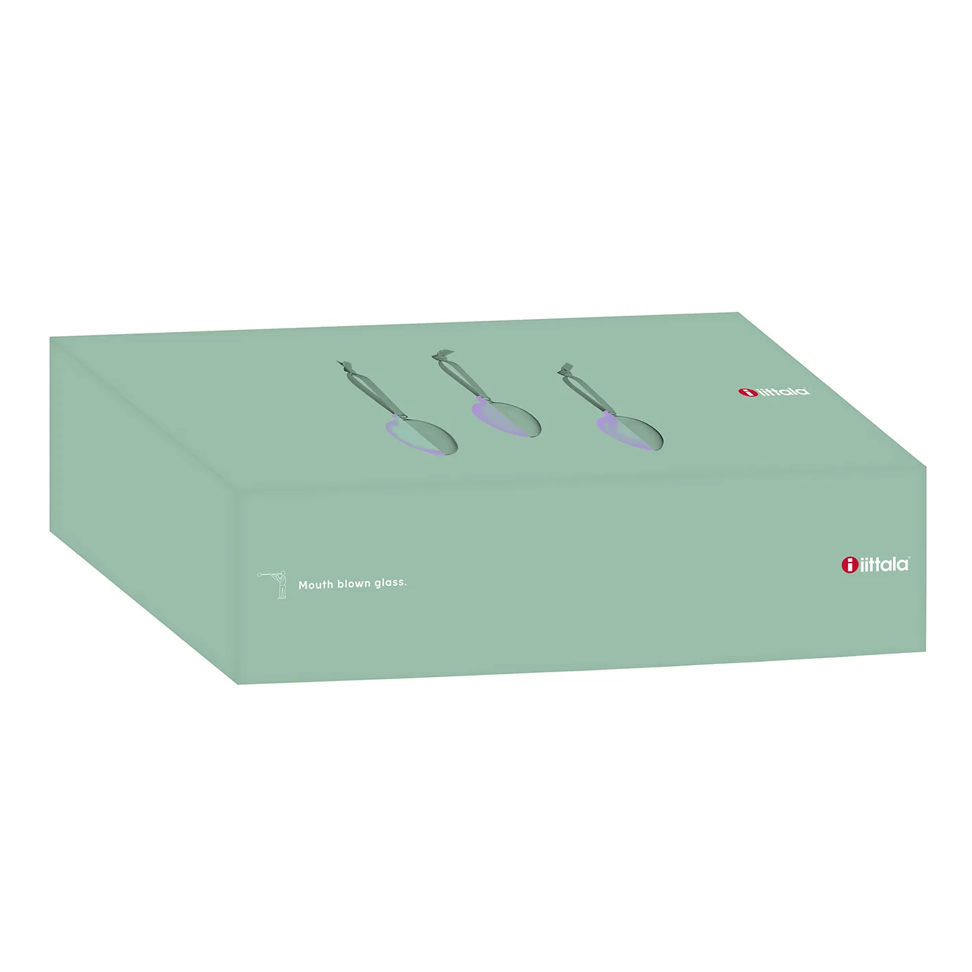 Ovos de vidro Iittala 60 mm 3 un., Multi Iittala