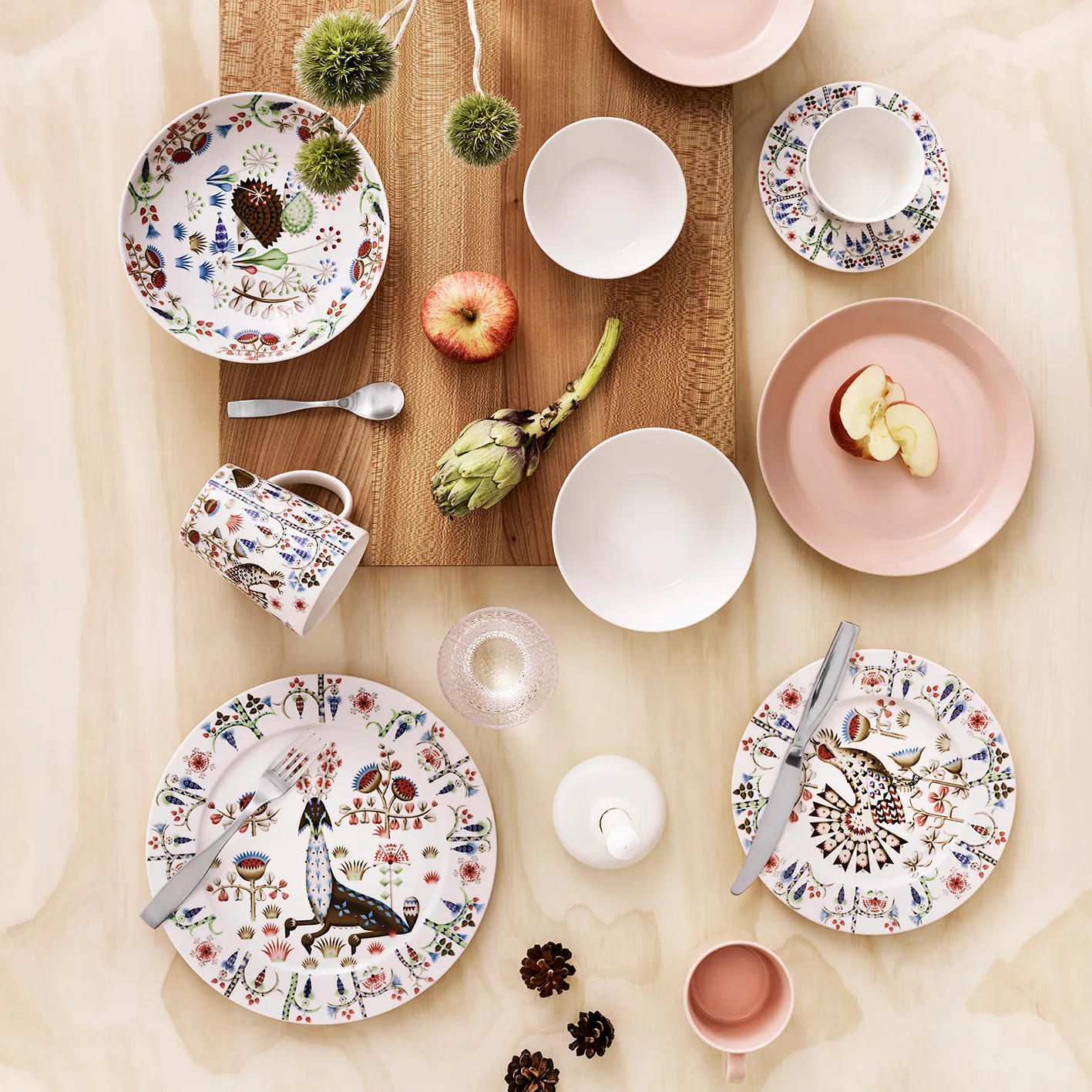 Pires de café Taika Siimes 15 cm, branco Iittala