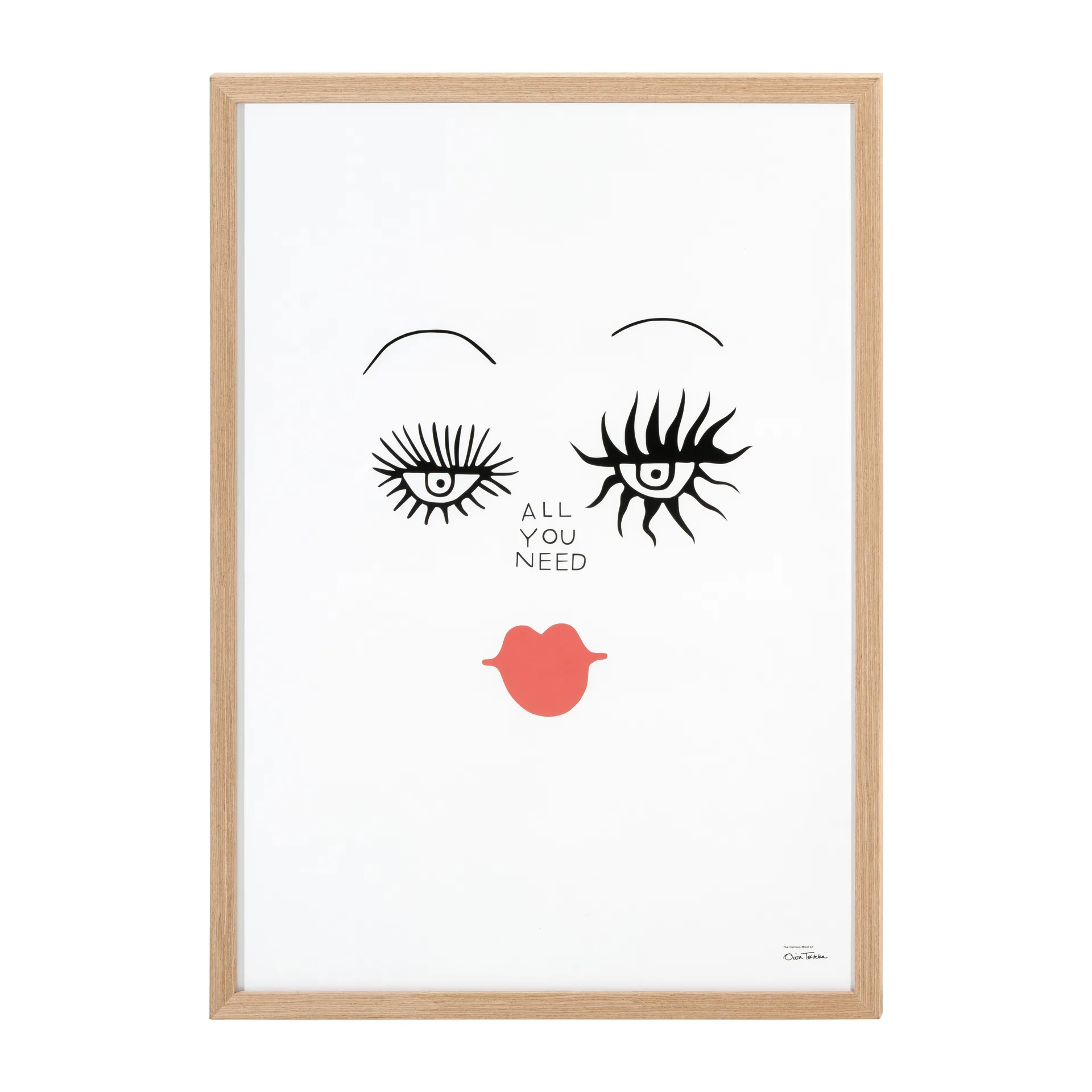 Póster Oiva Toikka All you need, 50x70 cm Iittala